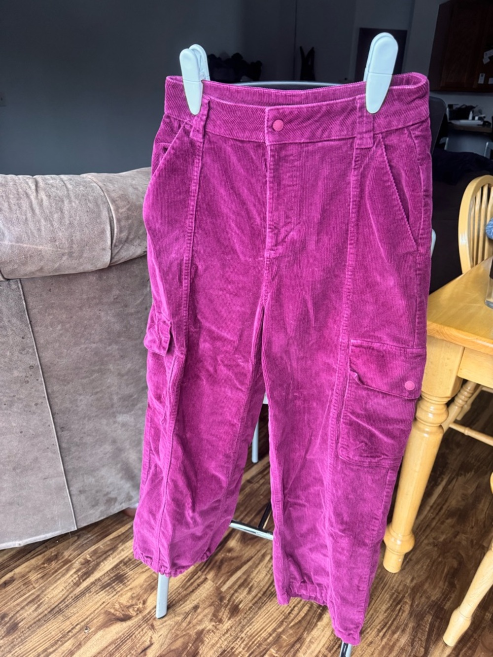 The North Face Women's Magenta Corduroy Cargo Pants